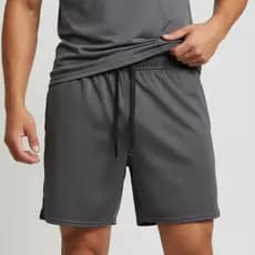 Bermuda Masculina  Dry Fit Treino Cinza Chumbo Tecido Leve Moda Fitness  Shorts Academia Envio Imediato