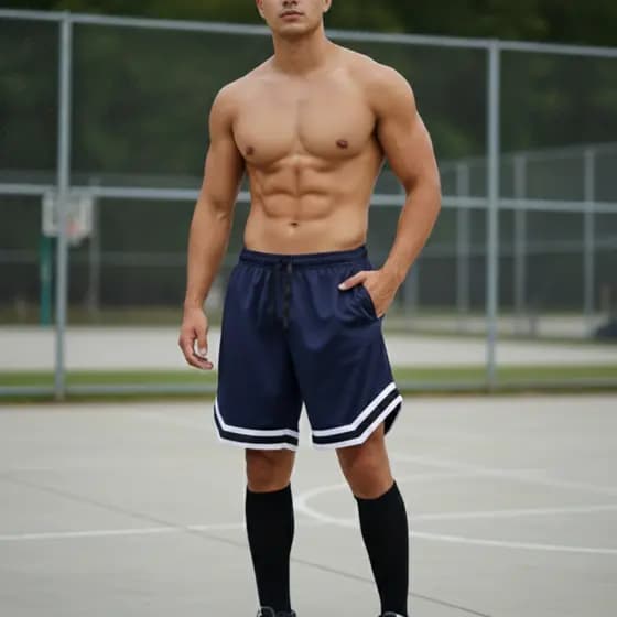Bermuda Americano Masculino Academia  Dry Fit Short Esportivo Estilo Básico Casual E Confortável