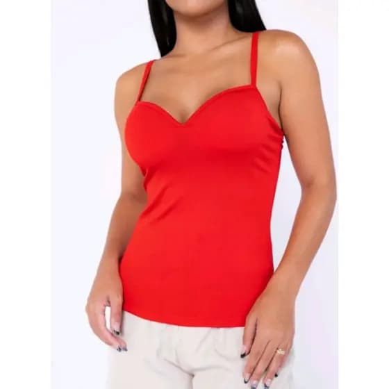 J's modas blusinha regata suplex com bojo moda verão 2023