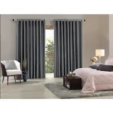 Cortina Corta Luz Blend em tecido preto - 70% Blackout 3,00x1,70