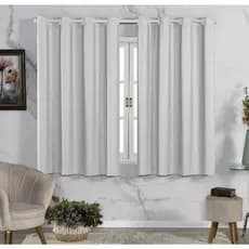Cortina Blackout em pvc Cortina curta janela sala quarto