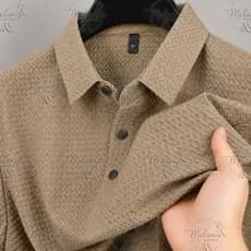 Camisa Polo Touch Lançamento Seda Gelada Elegante Leve e Confortavel