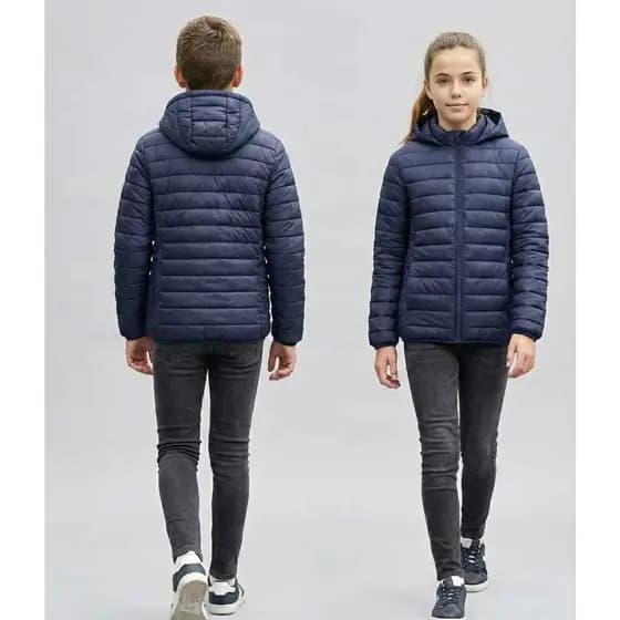 Jaqueta Juvenil Peluciada Puffer Bobojaco Forrada Infantil