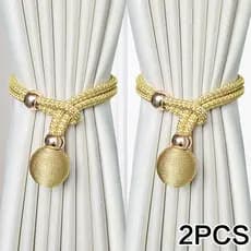 Laços de cortina de bola francesa de luxo ajustáveis