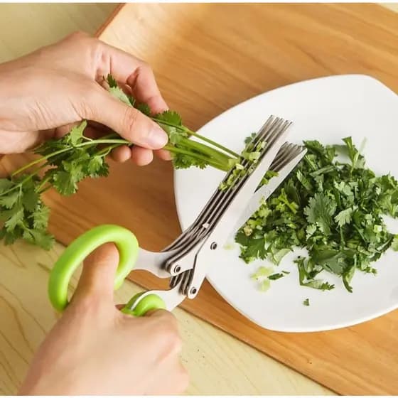 Tesoura de Picotar Alimentos com 5 Lâminas