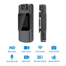 HD WIFI Corpo Câmera Portátil Wearable Gravador De Vídeo Digital Mini Ação Cam Visão Noturna Infravermelha Polícia Peque