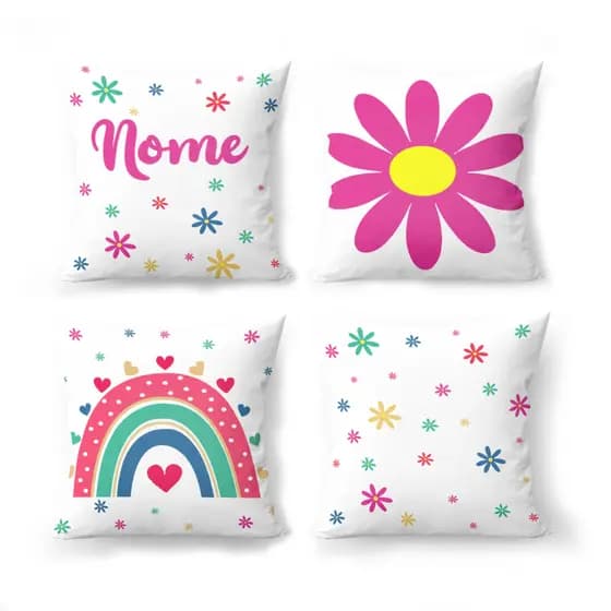 Capas de Almofadas Chuva de Amor