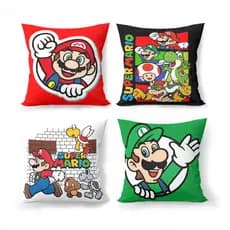 Kit com 4 Capas de Almofadas do Super Mario World