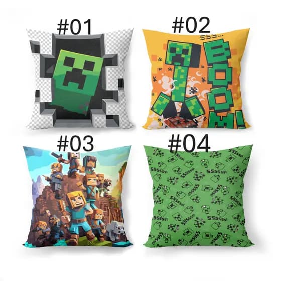 Capas de Almofadas com 02 ou 04 Capas a sua escolha personagens blocos