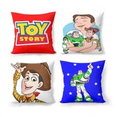 Kit com 1 Capa Avulsa ou kit com 4 capas decorativas infantil Toy Story