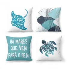 Capas de almofadas Fundo do Mar