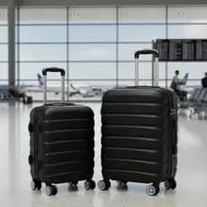 Conjunto Kit 2 Malas De Viagem 18'' E 20' Rodinhas Bordo 360 Graus