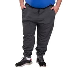 Calça Moletom masculina plus size G1 G2 G3 Jogger Bolso Com Punho Inverno Academia