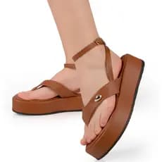 Sandália Asa Delta Flatform Feminina Plataforma Confortável Leve Moda Blogueira Verão Estilosa