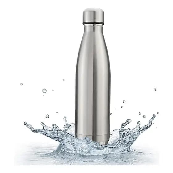 Garrafa Inox a Vácuo Resistente Squeeze  Rosqueável Suco Chá Academia (Não é Térmica)