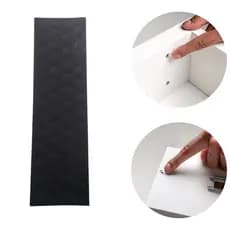 Tapa Furos Adesivo Preto Texturizado Pvc 13mm P Móveis 50un Acabamento