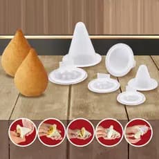 Kit Formas Para Fazer Coxinha Modeladora 3 Tamanhos