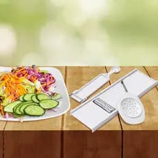 Kit Ralador 4 Em 1 Cortador Mandoline Boleador Legumes