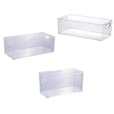 Organizador Em Acrílico Multiuso Para Gavetas Armários E Geladeira