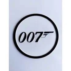 Porta Copo 3D 007 James Bond Cinema Geek Alta Qualidade Decoração Cozinha de Casa