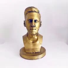 Messi Estátua Figura de Ação Colecionáveis 15 cm Futebol Bola de Ouro Copa do Mundo PSG Barcelona Argentina