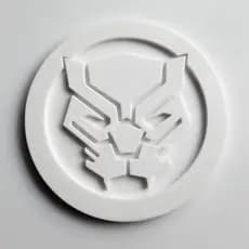 Porta Copo Pantera Negra Marvel Decoração Cozinha Descanso de Copo Geek