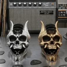 Porta Palheta Caveira para Violão , Guitarra , instrumentos musicais e Acessórios Rock