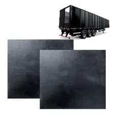 Kit 2 Lameiro Aparabarro Liso 70x50 Cm Carreta Caminhão Borracha