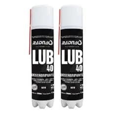 Kit 2 Desengripante Lubrificante Lub 40 Radnaq Wd Anticorrosivo 300ml Aerossol