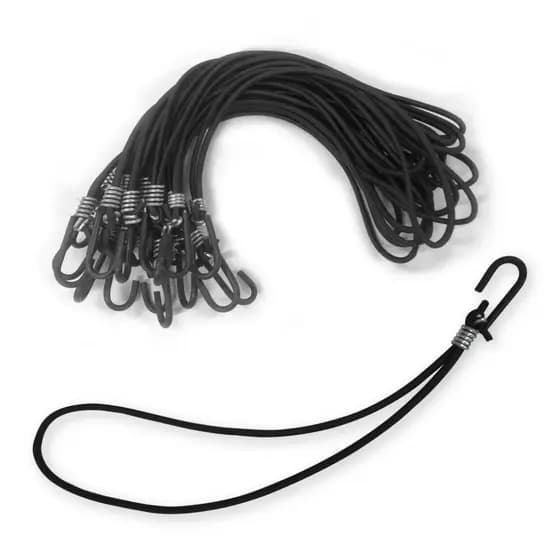 Kit 20 Extensor Elástico Caminhão Corda Lona Fixador 35 Cm