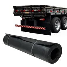 Aparabarro Lameirão Saião Badana Caminhão 2.60mt X 90cm Carreta Ônibus Borracha Pura