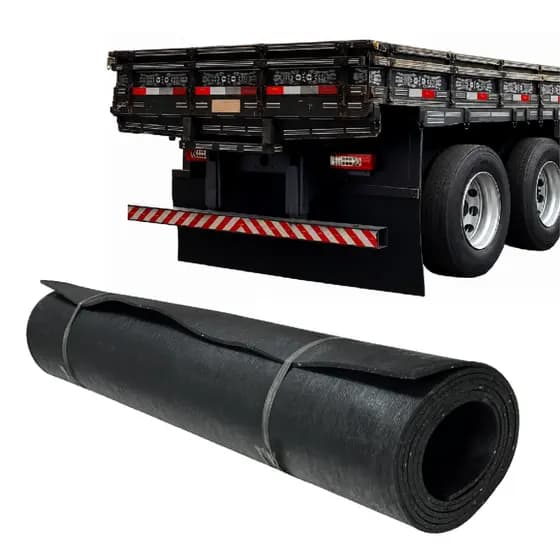 Aparabarro Lameirão Saião Badana Caminhão 2.60mt X 100cm Borracha Pura