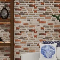 Papel De Parede Adesivo Bloco Tijolos Premium Decoração Quarto - Envio Imediato