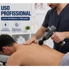 Pistola de Massagem Semelhante Phoenix Profissional Elétrica para Liberação Miofascial 6 Ponteiras