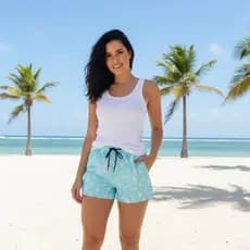SHORTS PLUS SIZE TACTEL  ROUPAS MODA PRAIA short plus size  e feminino mauricinho  verão extra g1