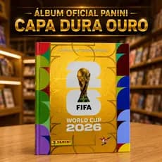 Álbum Capa Dura Ouro - Copa Do Mundo 2026 - Fifa World Cup