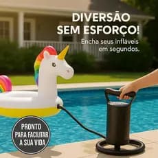 Bomba Manual Wellmix para encher Boias de flutuação Rápida e Prática