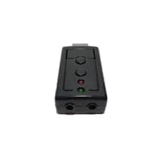 Adaptador De Som audio USB 7.1 Canais para Computador