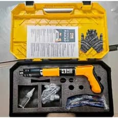 Pistola Fixação Finca Pino Ação Direta Pregos + Maleta Epi Pinador Pregador Grampeador Rebitador De Prego Pressão Manual