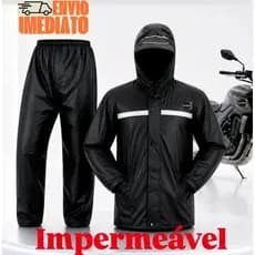 Capa De Chuva Motoqueiro Motoboy Moto Conjunto Impermeável
