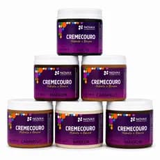 Creme Couro Hidratante - Couro Liso – Graxa, Brilho e Proteção 200g Novax