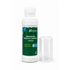 Renovador para Couro Camurça Nobuck Novax | Graxa liquida Bota, Sapato, Bolsa | Várias Cores - 80ml