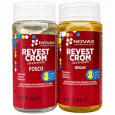 Verniz para Couro Legítimo e Couro Sintético Novax Brilhante e Fosco
