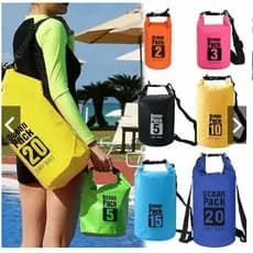 Bolsa impermeável 25 litros saco mochila estanque pesca mergulho trilha praia piscina à prova d'água