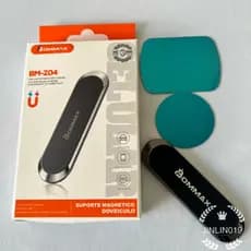 Suporte magnetico ima para celular Hmaston CJ-50 Com 2 discos Neodimio Universal Imã Carros Cômoda Painel Veicular Gps