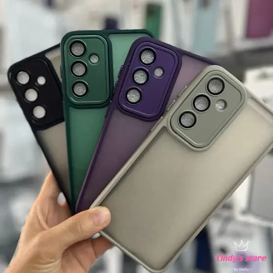 capa space fosca Proteção de câmera For Samsung A14 A15 A24 A25 A35 A34 colorido ORIGINAL premium