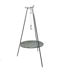 Trempe Campeira Fogo De Chão E Churrasco Com Grelha 110cm