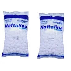 Kit 2Kg Naftalina Sanilar Pura Em Bola