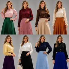 Camisa Social Casual Feminina LISO Manga Longa Pricesa material DUNA de M ,G, GG,G1e G2