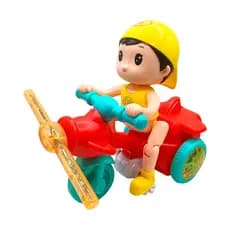 Brinquedo menino empina a toca canta  com luzes